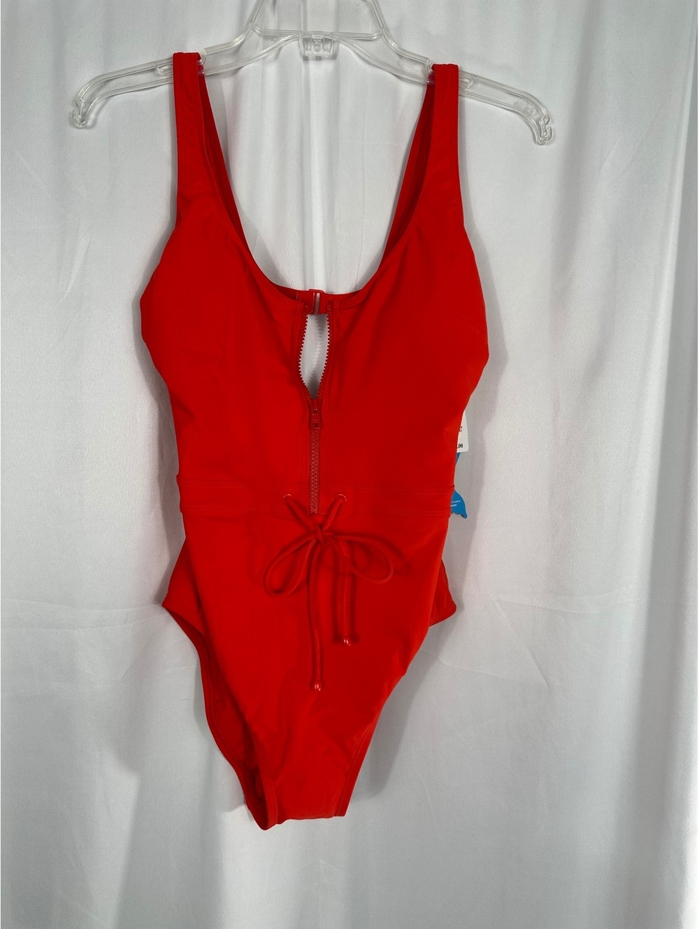 Skinnydippers Jippa Zip Lock One-Piece Swimsuit in Red, Size S